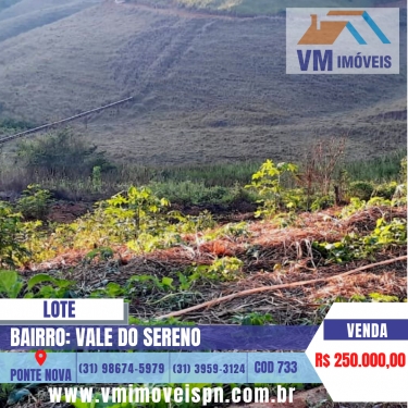 LOTE NO VALE DO SERENO