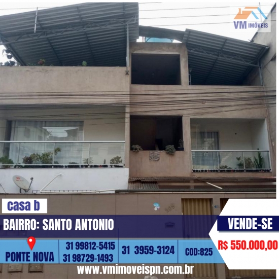 Casa com terra&ccedil;o santo antonio