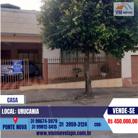 CASA A VENDA URUCANIA